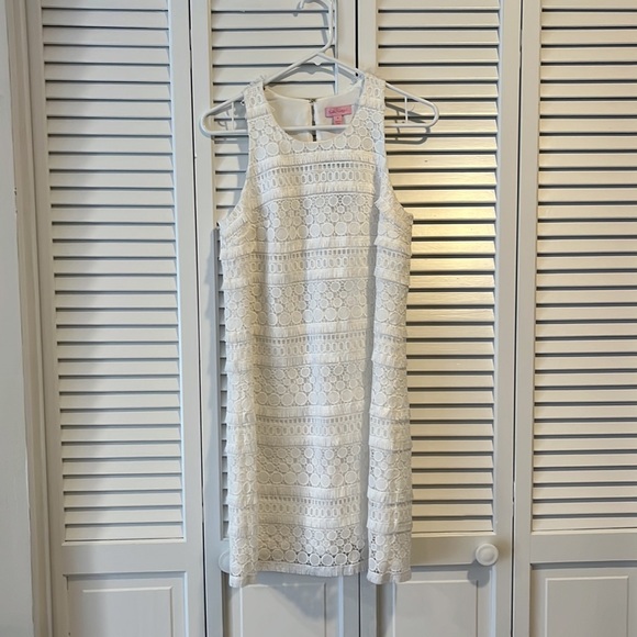 NEW Lilly Pulitzer Size 4 White dress EASTER Spring - Picture 1 of 3